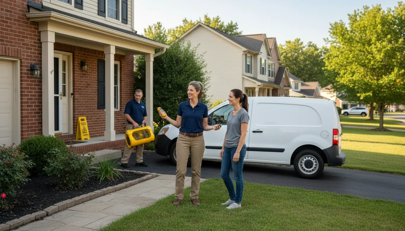 Residential water damage restoration in Vail, CO